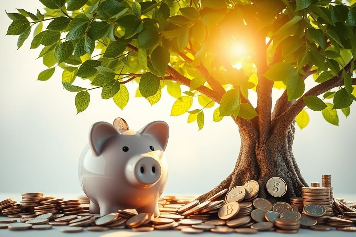 poupança e investimento